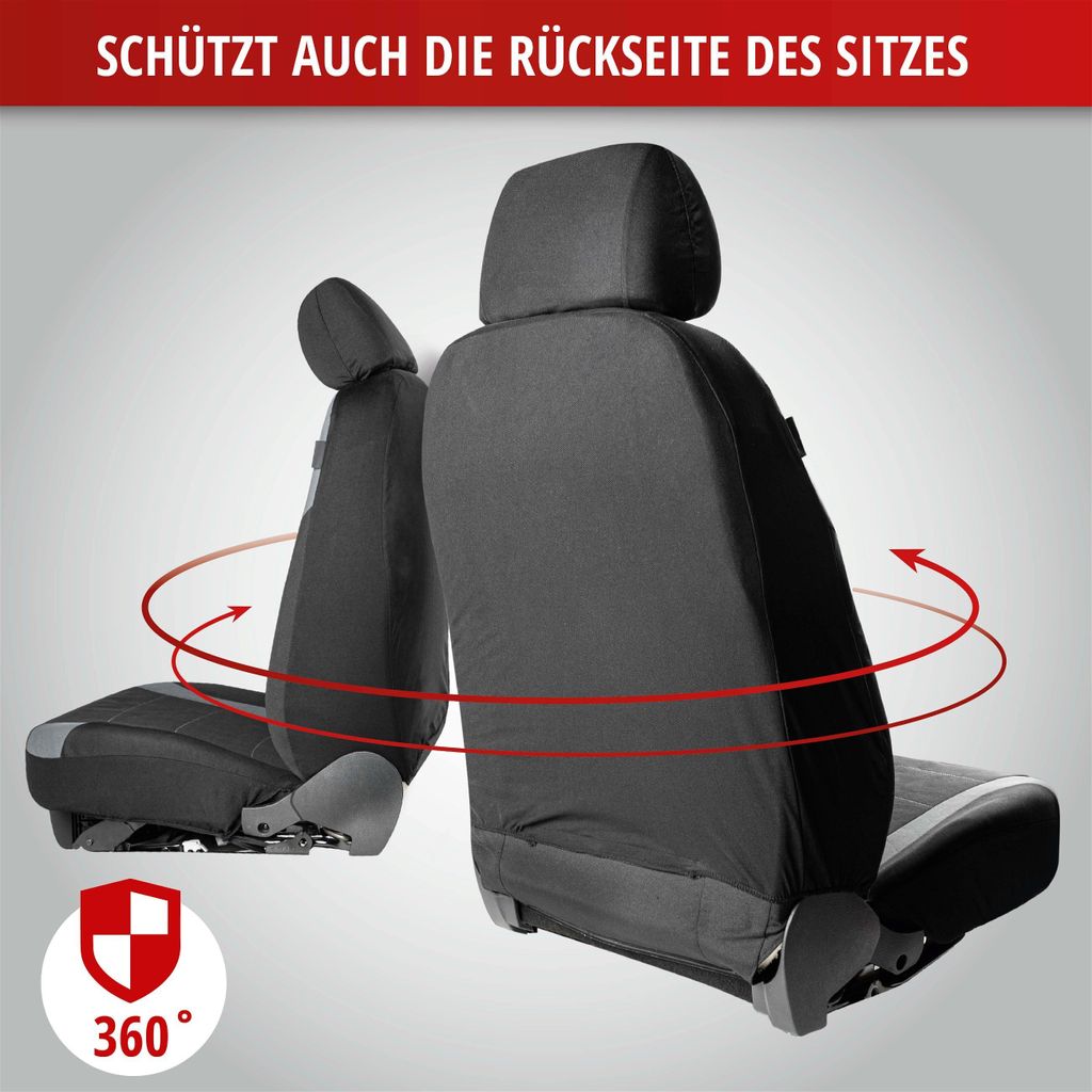 YYTERI Auto-Sitzbezug Komplettset Für VW Caddy I-IV (1983-2019) - Inklusive Vorder- Und Rücksitze - Airbag-kompatibel