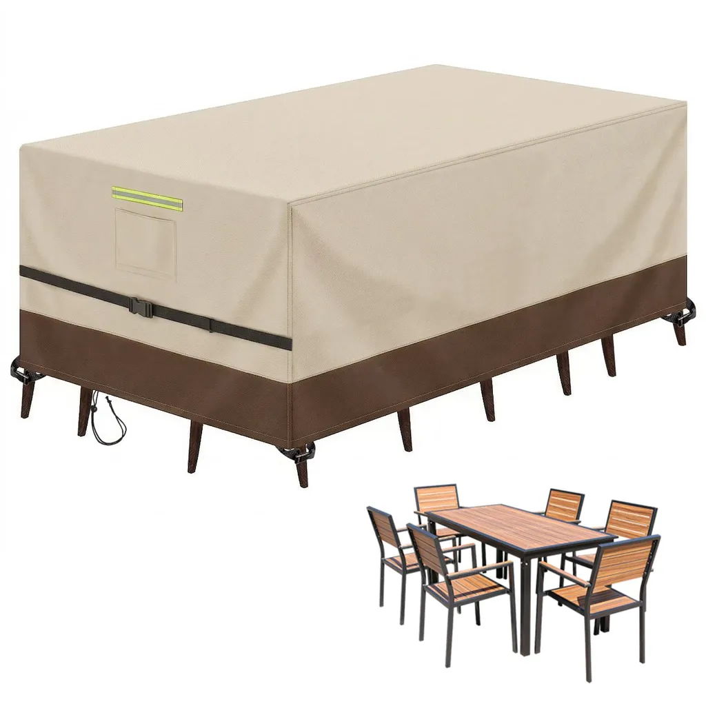 Housse de jardin imperméable avec poignées réfléchissantes Oxford 600D