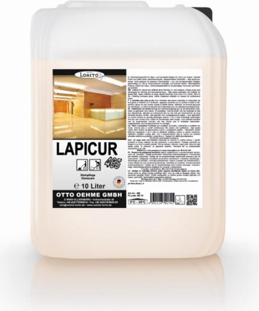 Steinbeschichtung Imprägnierung Lapicur 465 10 Liter