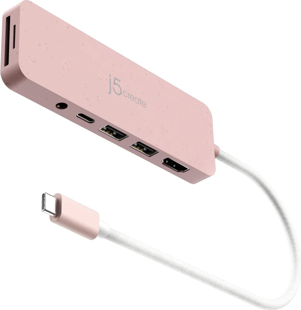 Concentrateur USB-C Multiport j5create JCD373ER-N Eco-responsable