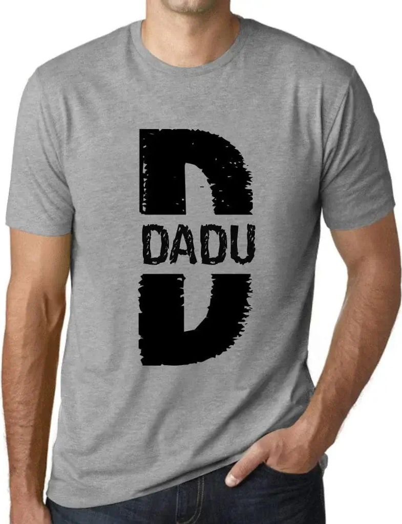 Herren Grafik T-Shirt Dadu Öko-Verantwortlich Vintage Jahrgang Kurzarm Lustige Druck Geburtstag Geschenk Mann