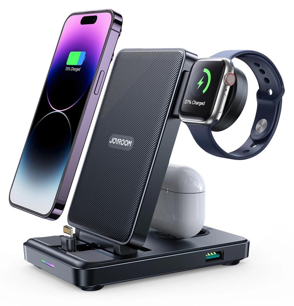 station de charge 4en1 pour iPhone Apple Watch Air Pods Image du produit 