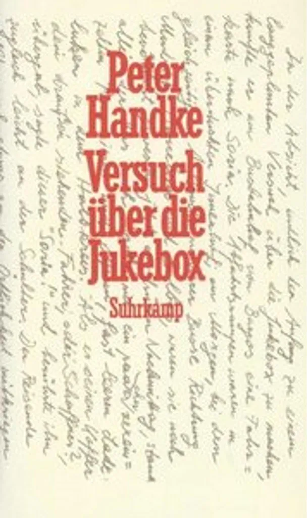 Essai sur le Juke-box Peter Handke Edition de Poche Collection Folio 160p