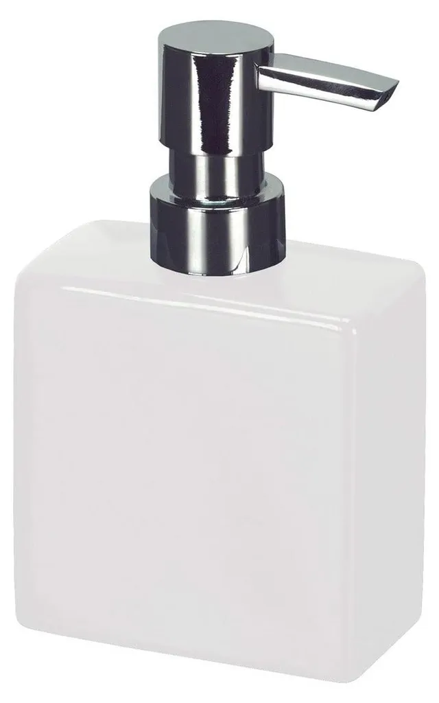 Distributeur de savon blanc neige Flash au design moderne et épuré 350ml