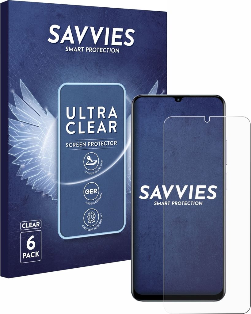 6x Für realme C61 Schutzfolie Savvies Displayschutz Display Produktbild 