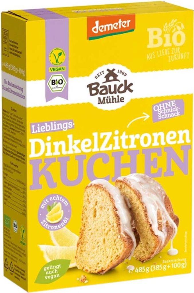 Směs na pečení - Špaldový citronový koláč 485g Obrázek produktu 