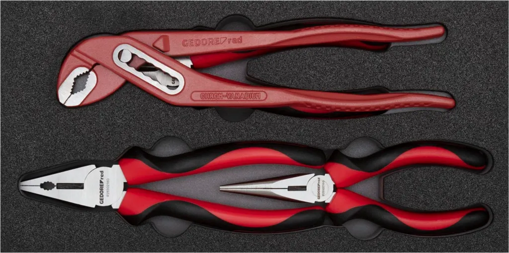 Set Pinze GEDORE Red 1/3 Modulo - Organizzazione Officina Top