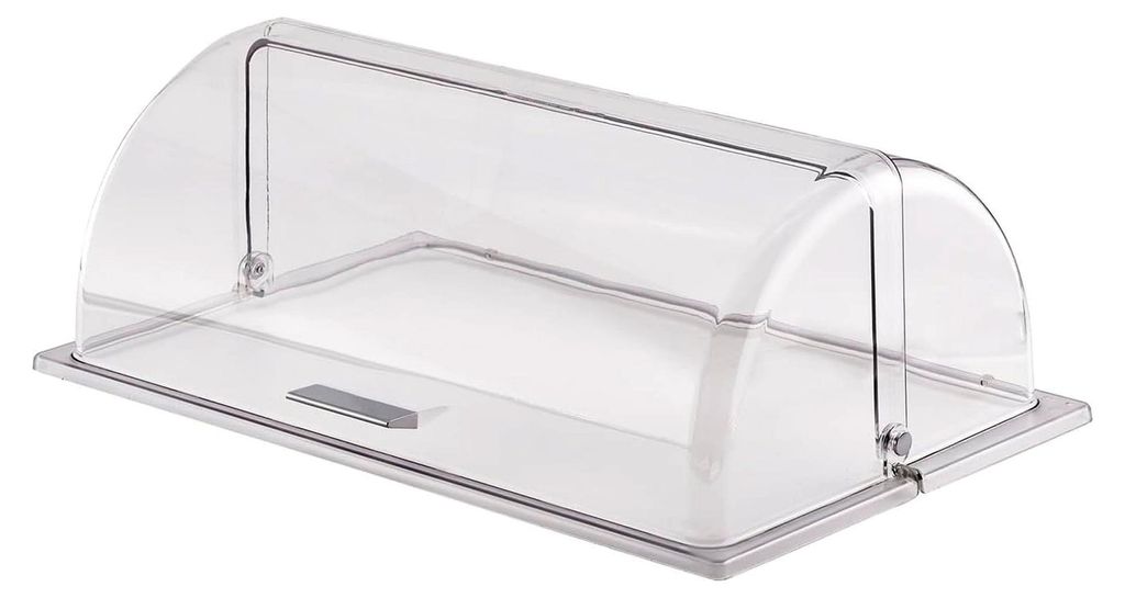 Transparente Roll-Top Abdeckung weiß 170(H)x 325(W)x 530(L)mm