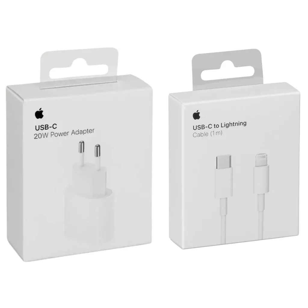 Caricabatterie Rapido Apple iPhone 20W + Cavo USB-C 1m - Prezzo Shock