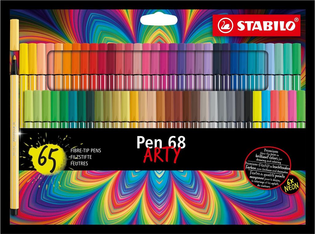 STABILO 1813451 Feutre de coloriage STABILO Pen 68, étui Image du produit 