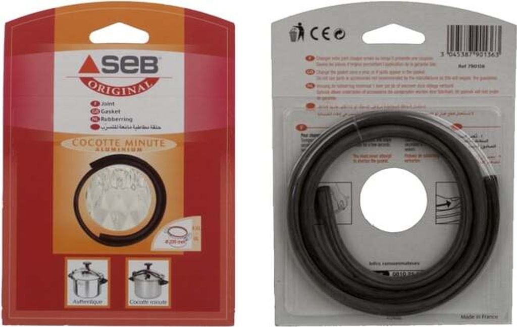 SEB 790141, Dichtring, Schwarz, Silikon, 220 mm Produktbild 