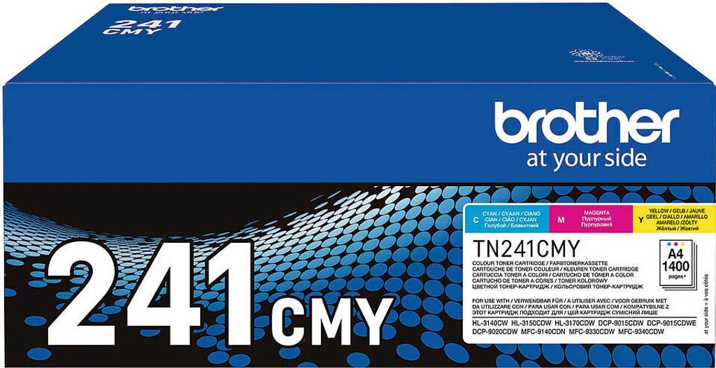 Brother TN241CMY - 3er-Pack - Gelb, Cyan, Magenta - Produktbild 