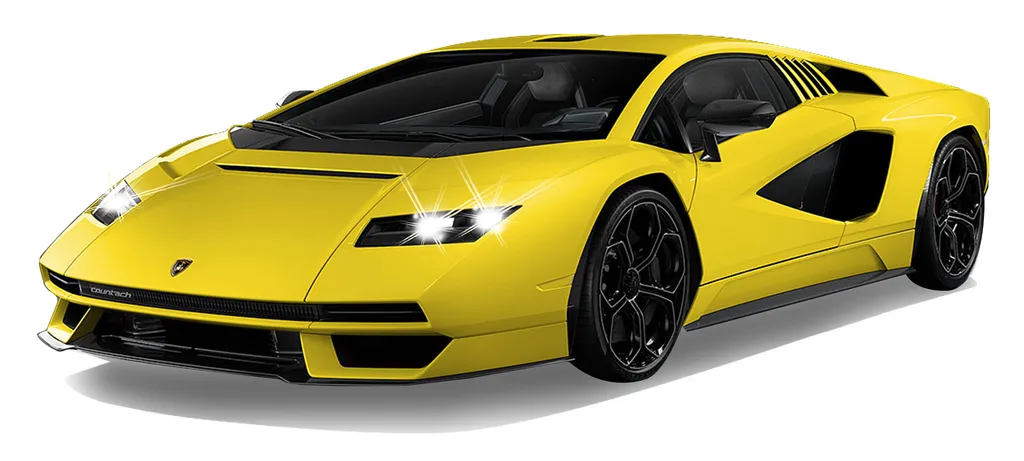 Voiture de sport télécommandée Lamborghini Countach LPI 800-4 1:16 Jaune