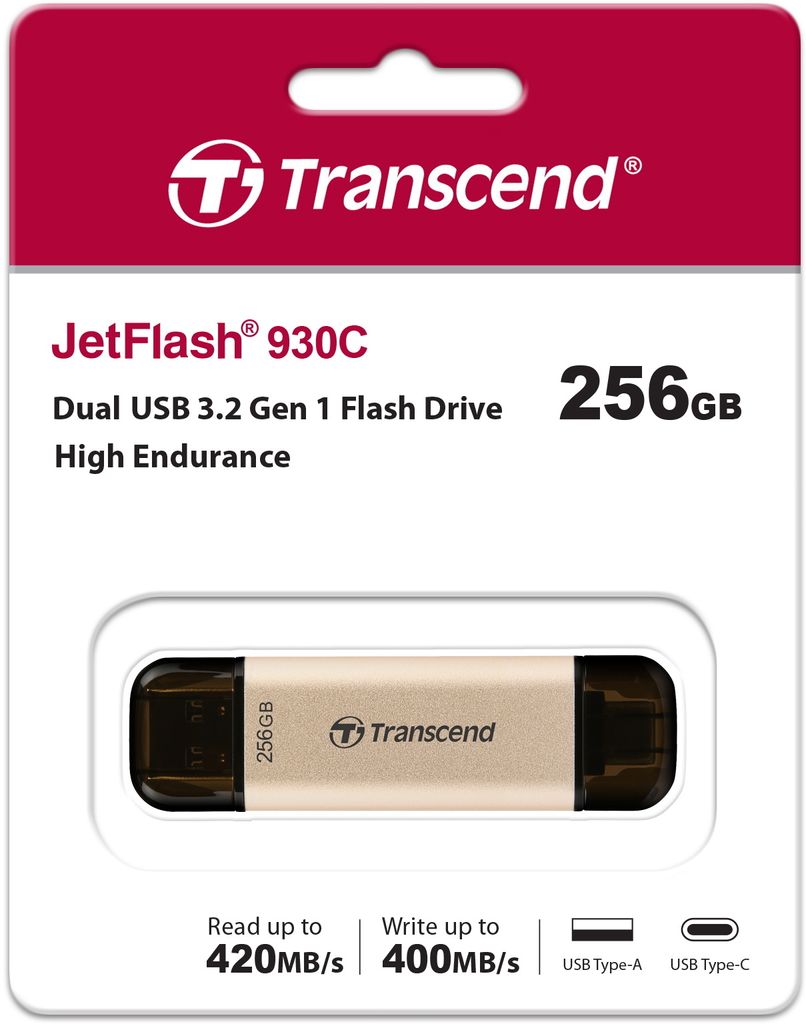 Transcend TS256GJF930C Transcend JetFlash 930 TLC 256GB USB Productafbeelding 