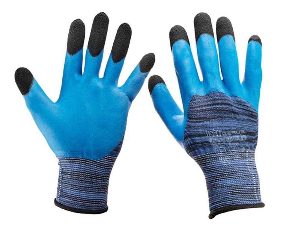 Arbeitshandschuhe mit Latexbeschichtung, nahtlos, Größe 10, wasserdicht
