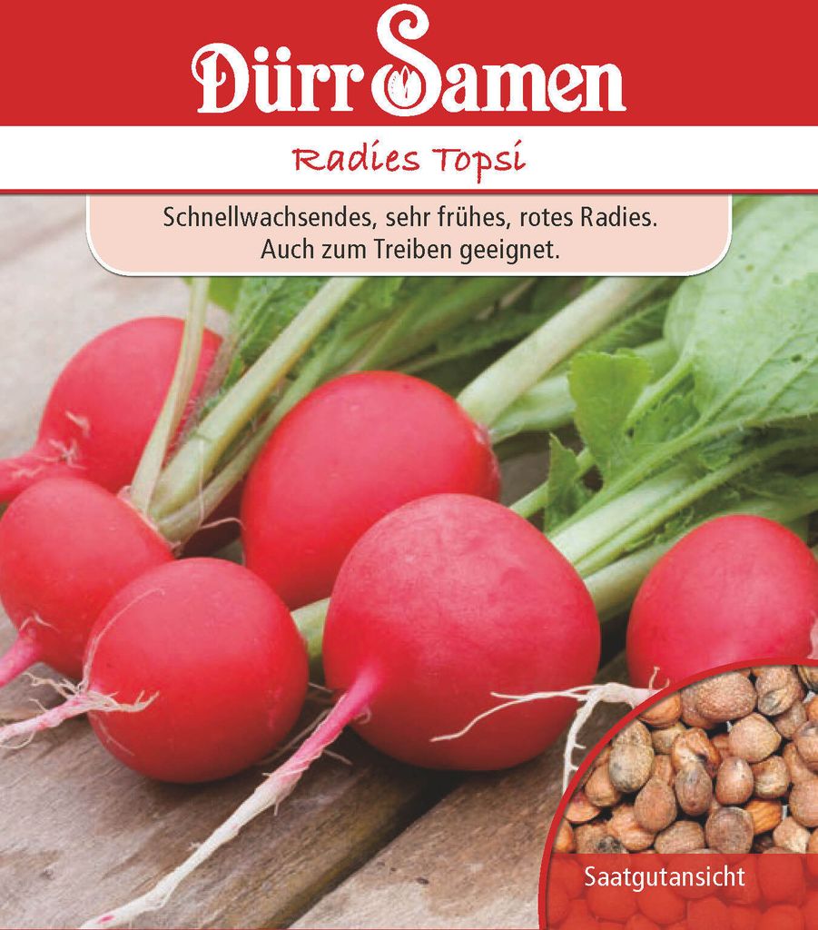 Dürr-Samen - Radies Topsi - Saatgut - 4164