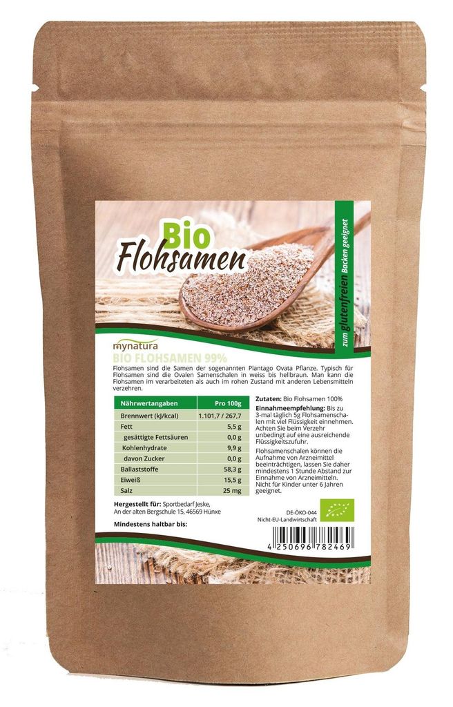 Mynatura Flohsamen - 1000g - 5 Beutel
