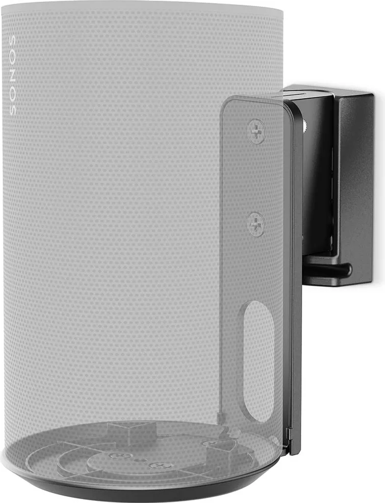 Supporto Surround Sonos Era 100 - Staffa Parete 3kg Orientabile Nero