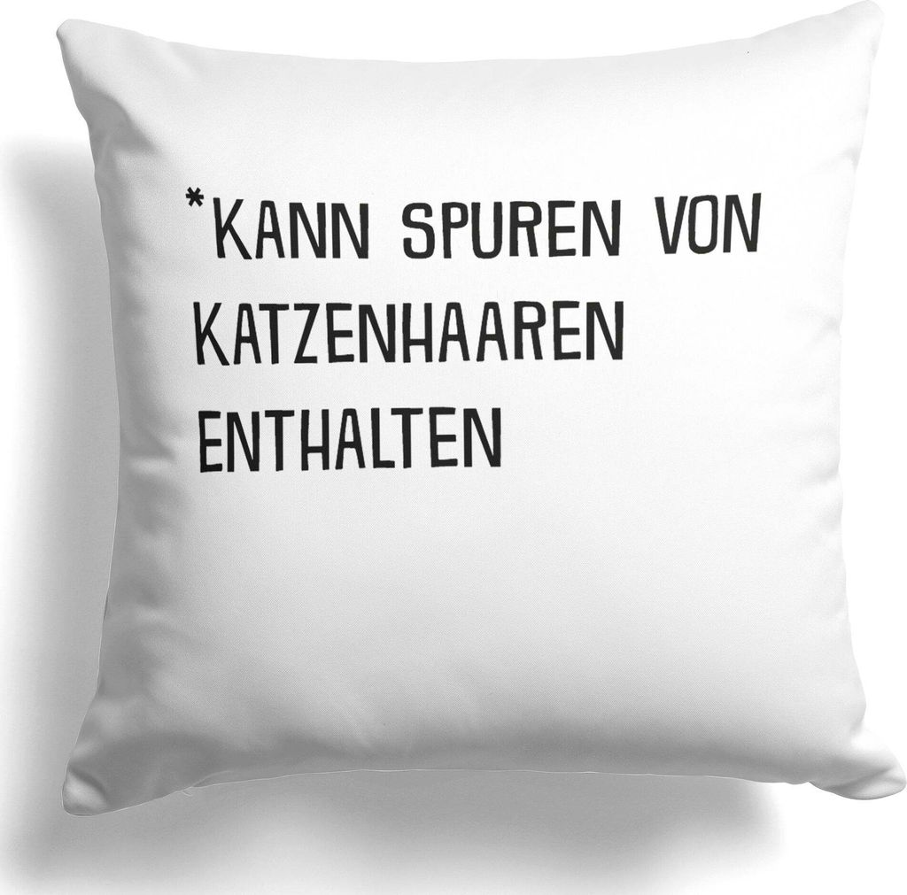 22Feels Katzen Kissen Lustig Katzenmama Geschenk Cat Moms Spruch Deko Frauen Kann Spuren Von Katzenhaaren Dekoration Wohnaccessoire Wohnzimmer Schl...