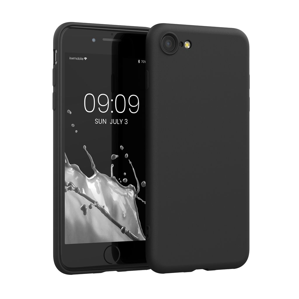 kwmobile Handyhülle für iPhone SE 2022 Hülle / iPhone SE 2020 / iPhone 8 / iPhone 7, für iPhone SE Hülle - Schutzhülle für kabelloses Laden ...