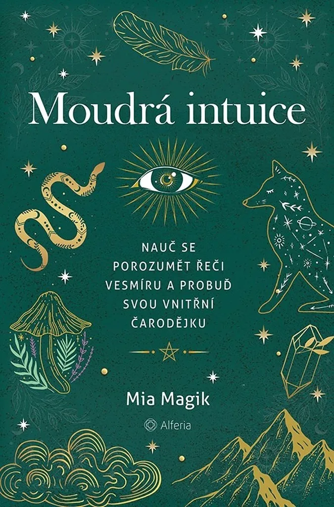 Moudrá Intuice Mia Magik : Cartes de Guidance avec Tranches Dorées