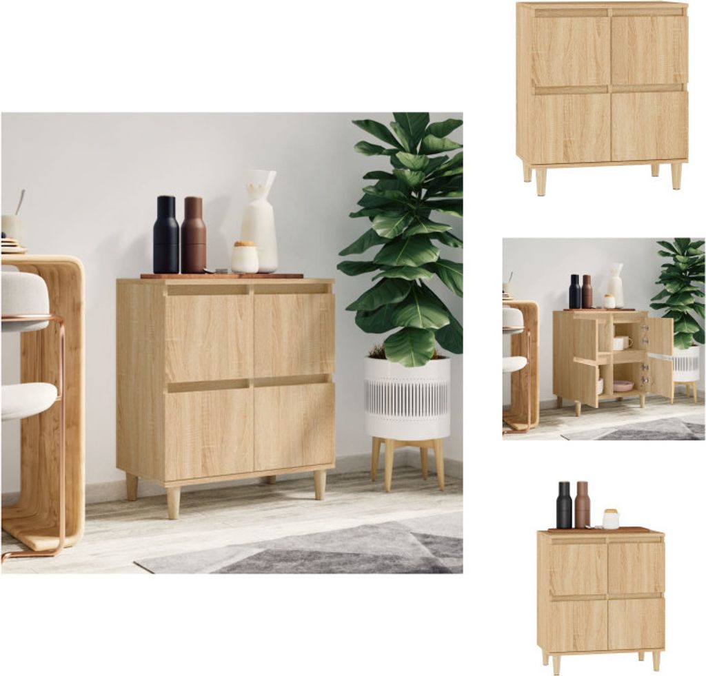 vidaXL Sideboard Sonoma-Eiche 60x35x70 cm Holzwerkstoff - Sideboards