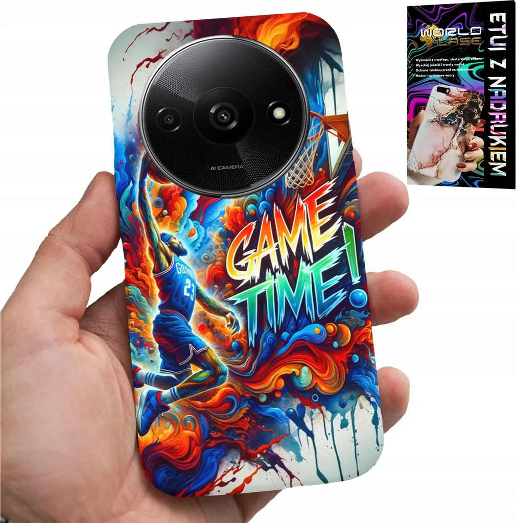 Xiaomi Redmi A3 Cover NBA Basketball Season Style + Screen Protector