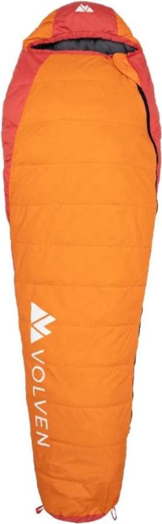 Sacco a pelo in piuma Volven Polaris 215x75 cm arancione Immagine del prodotto 