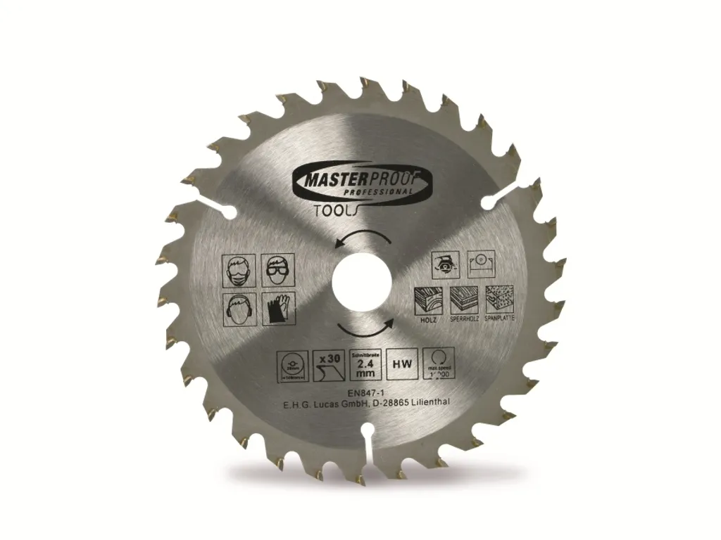 Lama per Sega Circolare 140mm Legno | Foro 30mm | 30 Denti Z