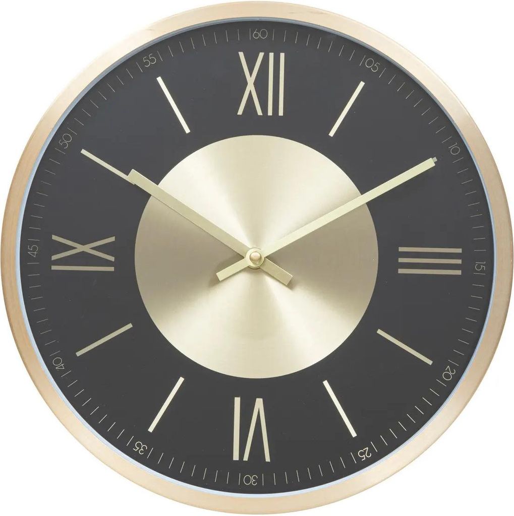 Atmosphera Wanduhr Roma Unendlichkeit - Vintage Metall - 30 cm