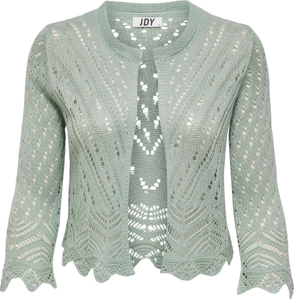 Jacqueline De Yong Cardigan 15184486-JADEITE in Green color size x-small