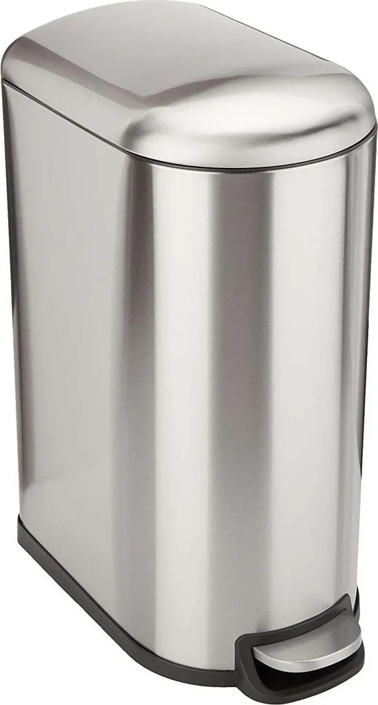 Poubelle à pédale 40L pour cuisine familiale en inox Kitchen Move 40L