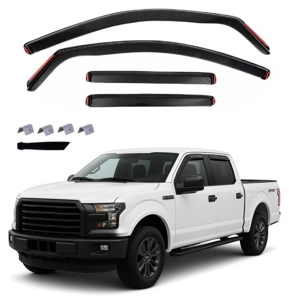 4-częściowy zestaw owiewek do FORD F150 – 2015–2024 Zdjęcie produktu 