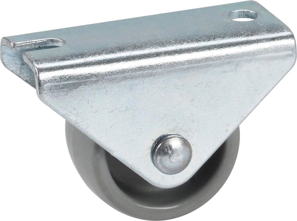 Bockrolle Kunststoff-Rad ø 25 mm Möbelrolle Produktbild 
