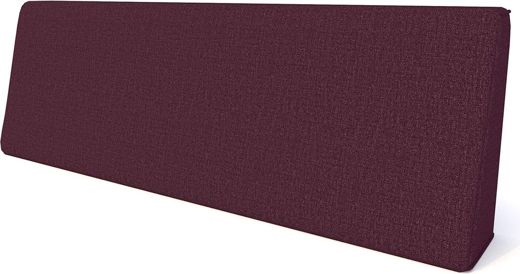 Pillows24 - Palettenkissen mit abnehmbarem Bezug - Rückenkissen | Polster für Europaletten 120x80 Sofa - Wasserfest - Outdoor/Indoor | Pflaume