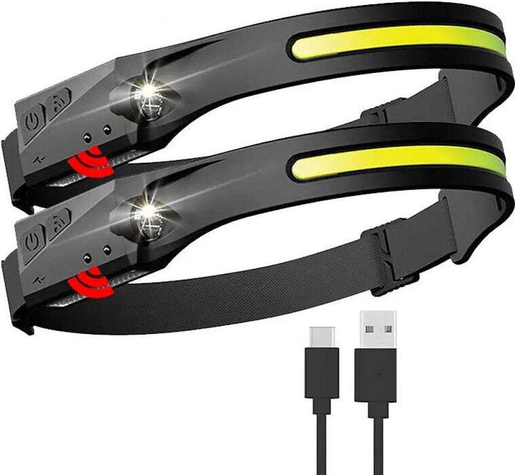 Latarka czołowa LED z czujnikiem ruchu IPX4 USB-C 1200 mAh Zdjęcie produktu 10