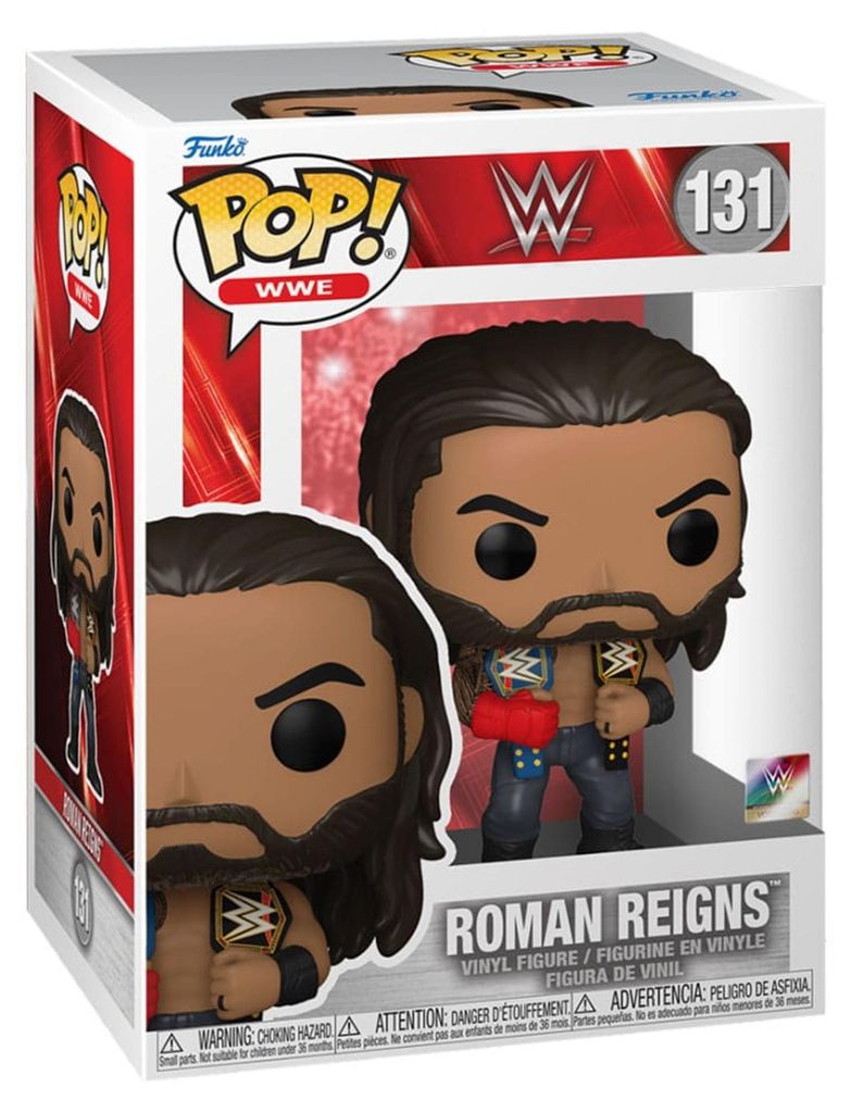 Figurine Funko POP WWE 131 Roman Reigns with Belts Image du produit 