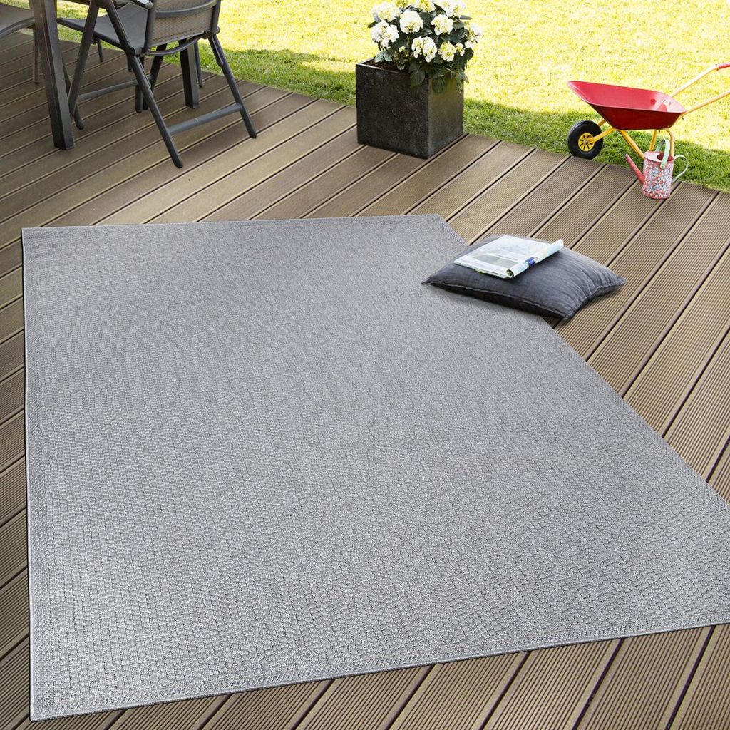 Outdoor Teppich wetterfest Garten & Terrasse flachgewebt Produktbild 