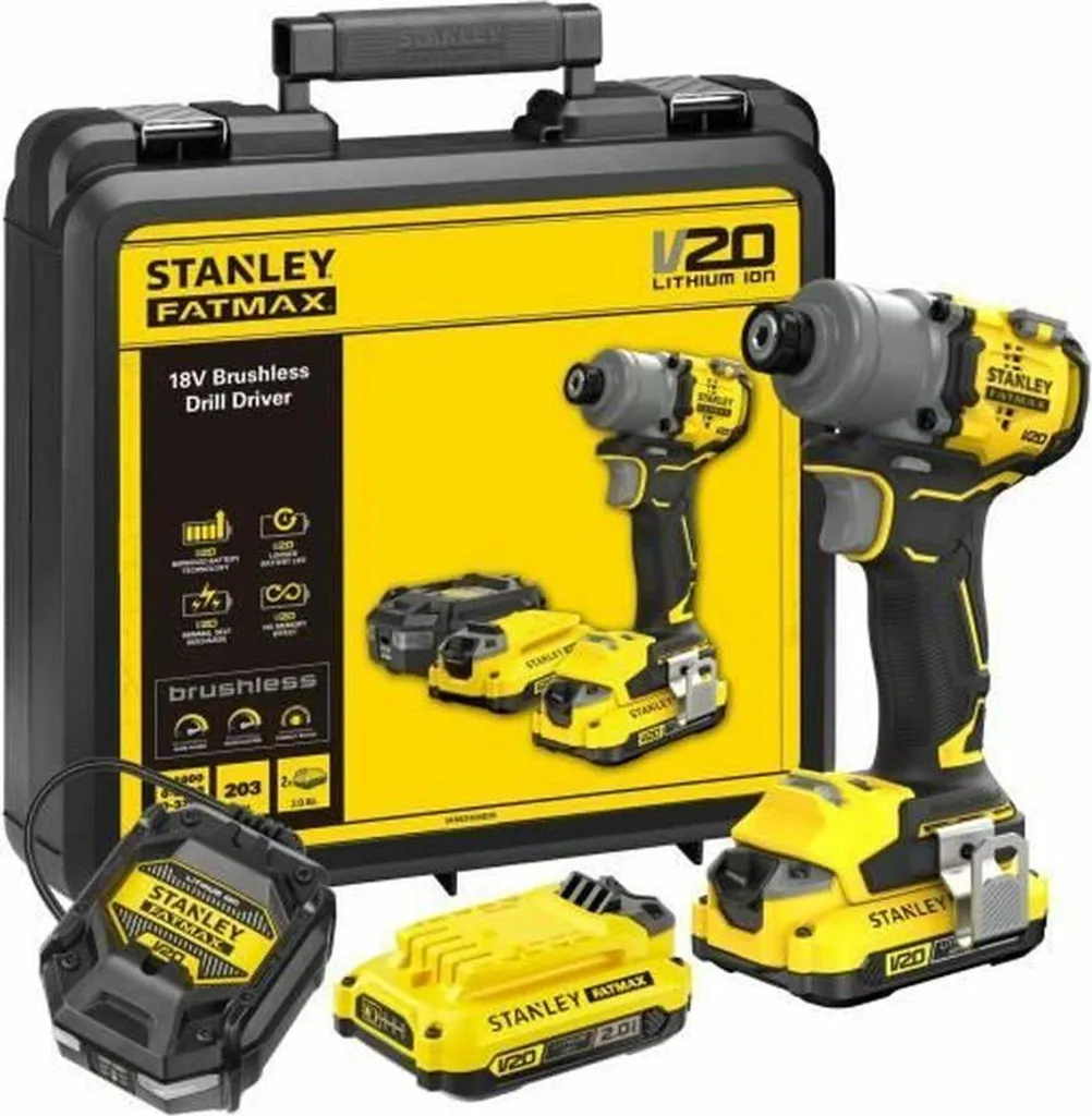 Visseuse à percussion Stanley SFMCF830D2K-QW 18V 203 Nm avec 2 batteries