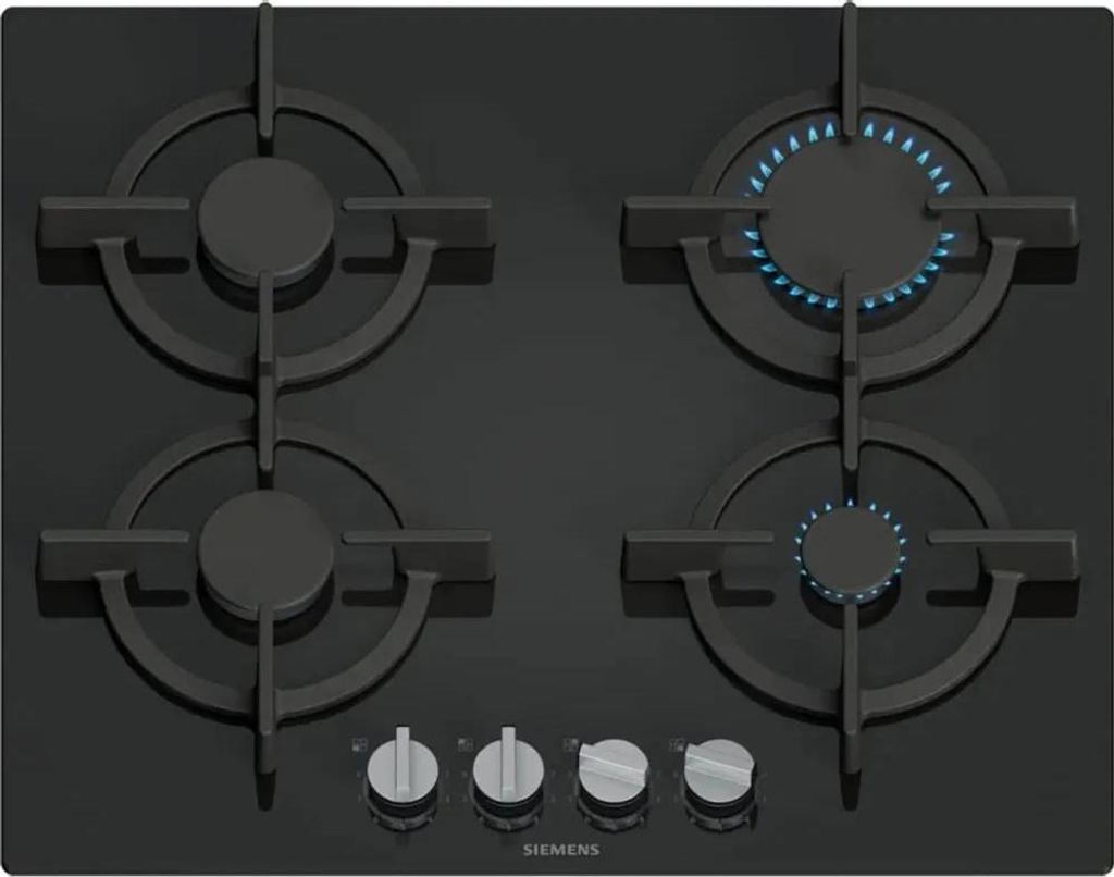 Siemens EP6A6PI10 hob Black Built-in Gas 4 zone s