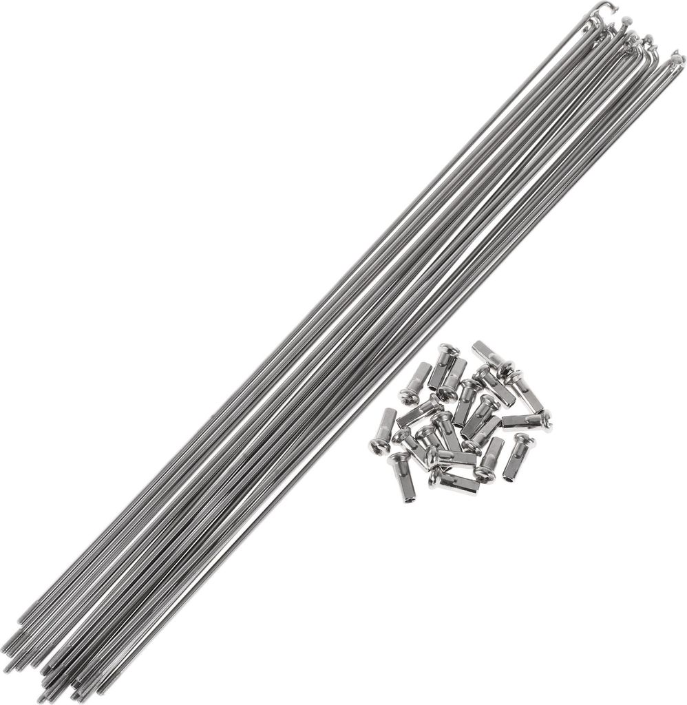 20 Satz 13G Fahrradspeichen 299mm Fahrradspeichen 304 Edelstahl Silberton