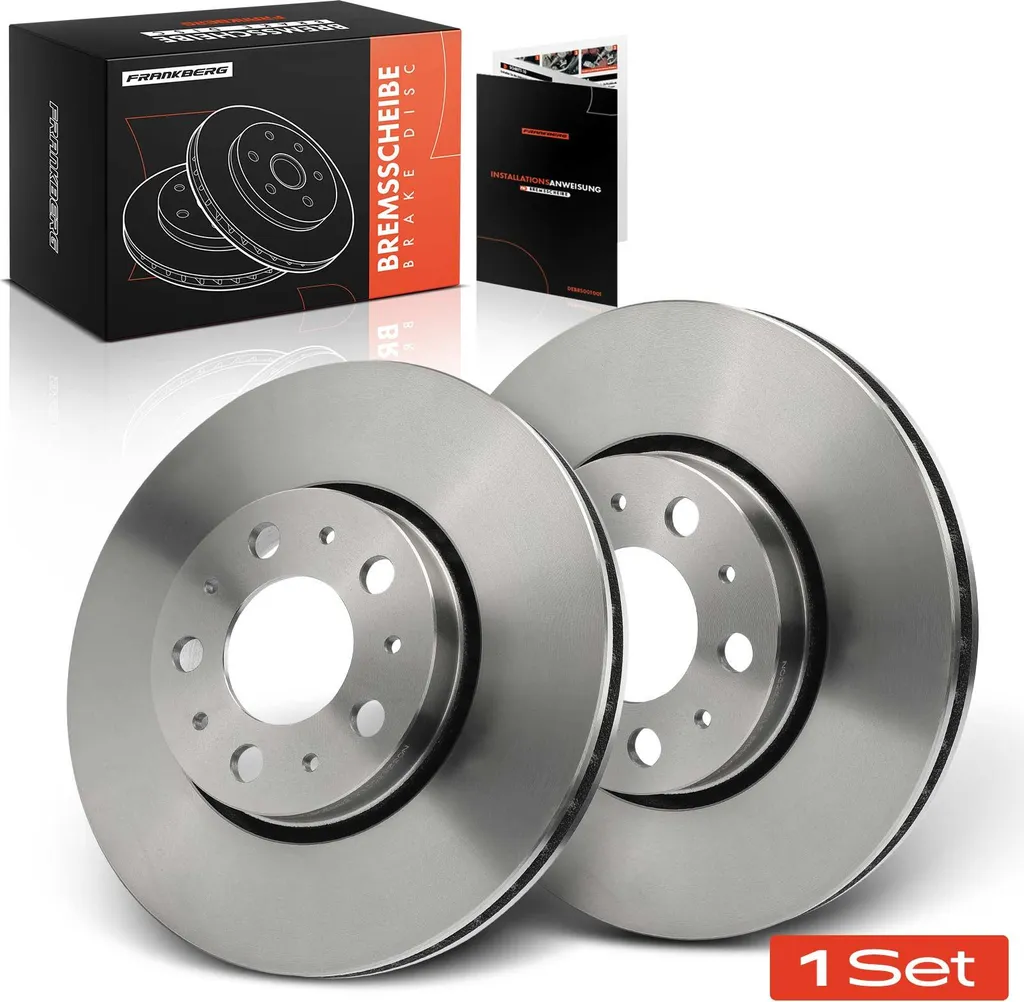 Disques de frein avant Frankberg pour Volvo V70 S60 S80 et XC70 2 pièces