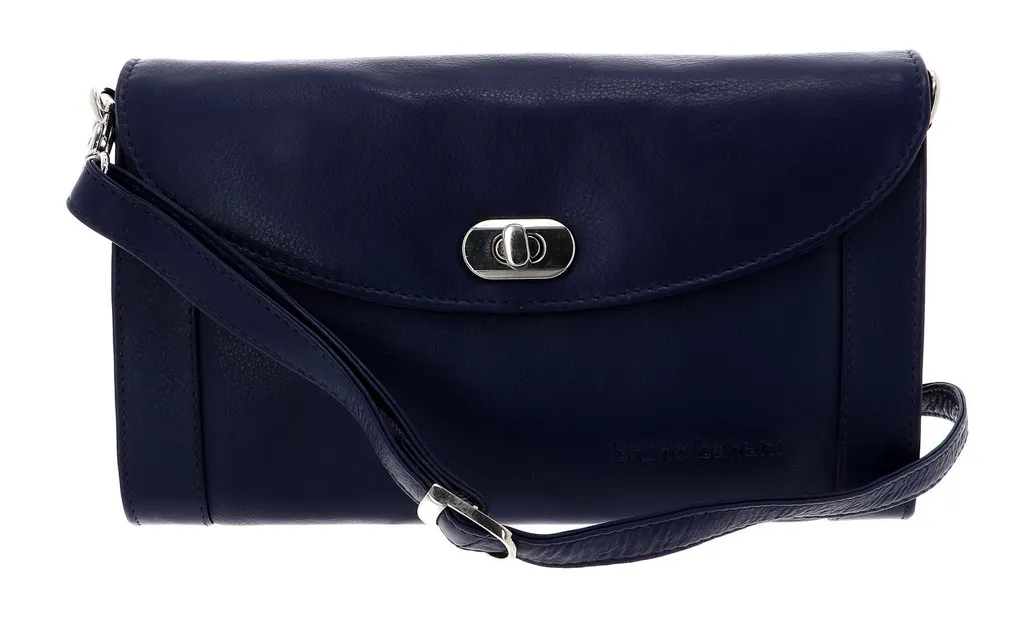 Sac cuir bleu bruno banani Isidora, la solution compacte et chic