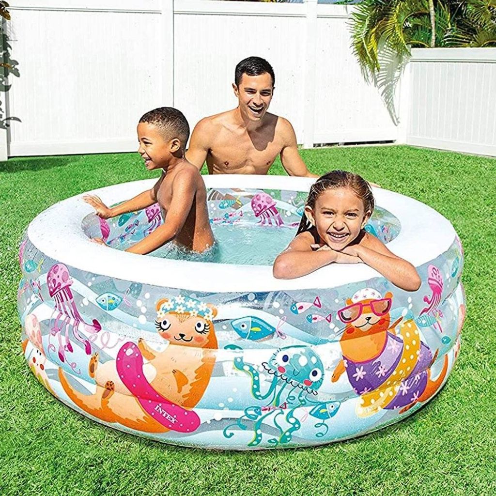 aufblasbares Schwimmbad-Aquarium 58480NP 152 x 56 cm Produktbild 8