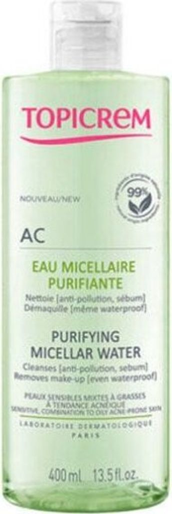 Topicrem Eau micellaire purifiante 400ML Image du produit 