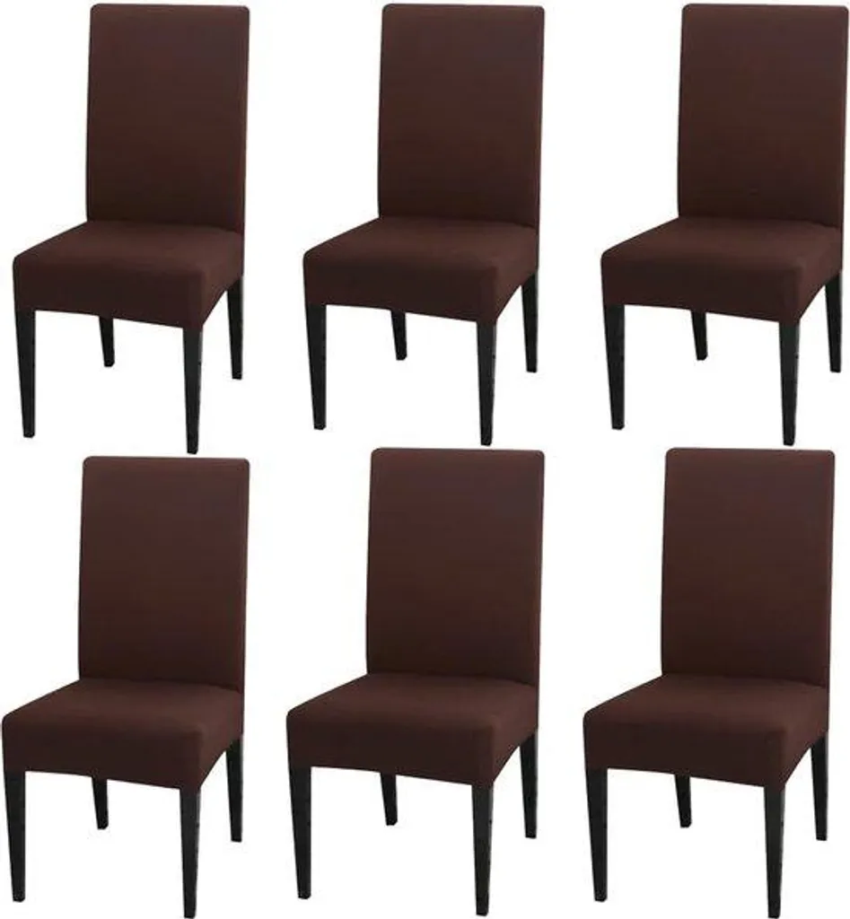 Housse de Chaise Extensible Lot de 6 pour Salle à Manger et Cuisine