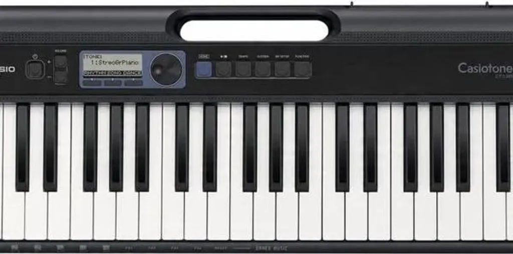 Synthétiseur numérique Casio CT-S300 noir avec 400 sonorités intégrées