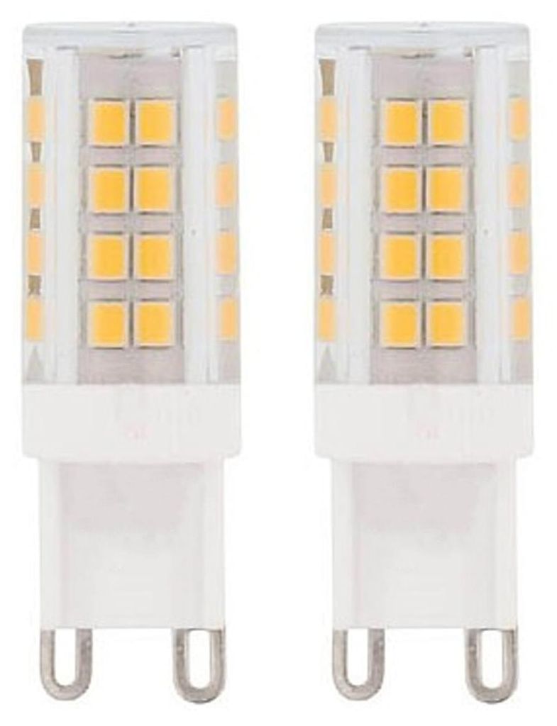 VITO LED-Kapsel-Stecklampe G9 - 6 W (ersetzt 50 W) - 579 lm - 2700 K - 220-240 V - Ø 16 mm - Energiesparend - 2 Stück