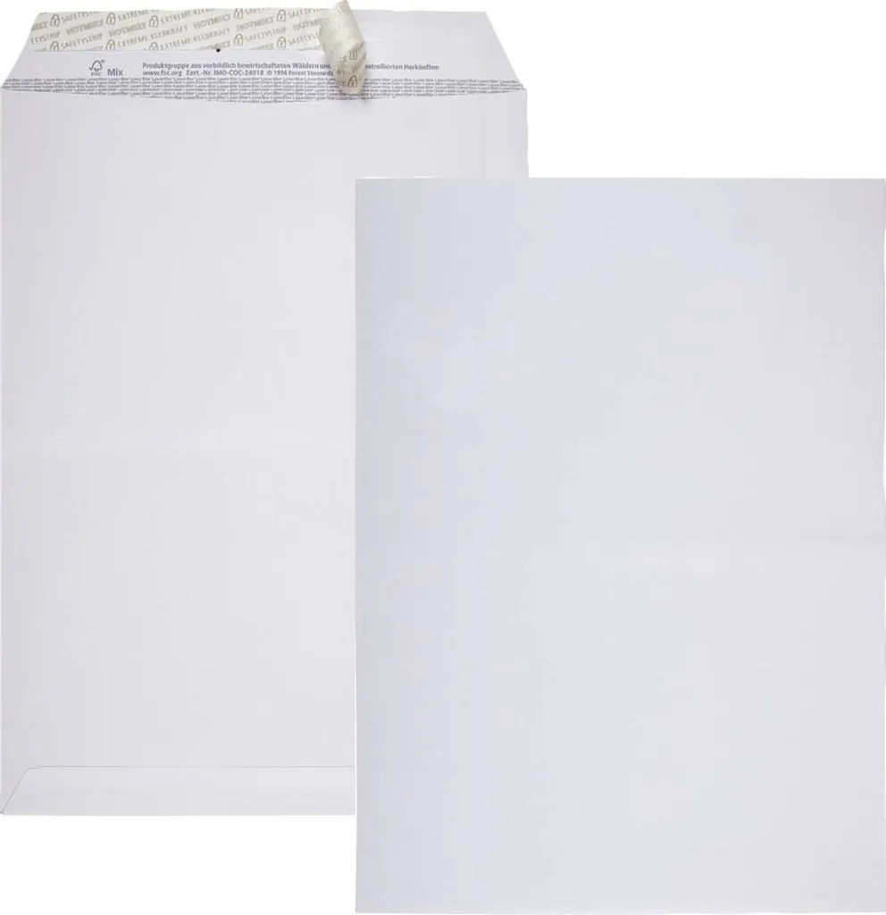 Pochette de courrier A4 Petersen Allpa C4 120g - Lot de 250 pour bureau