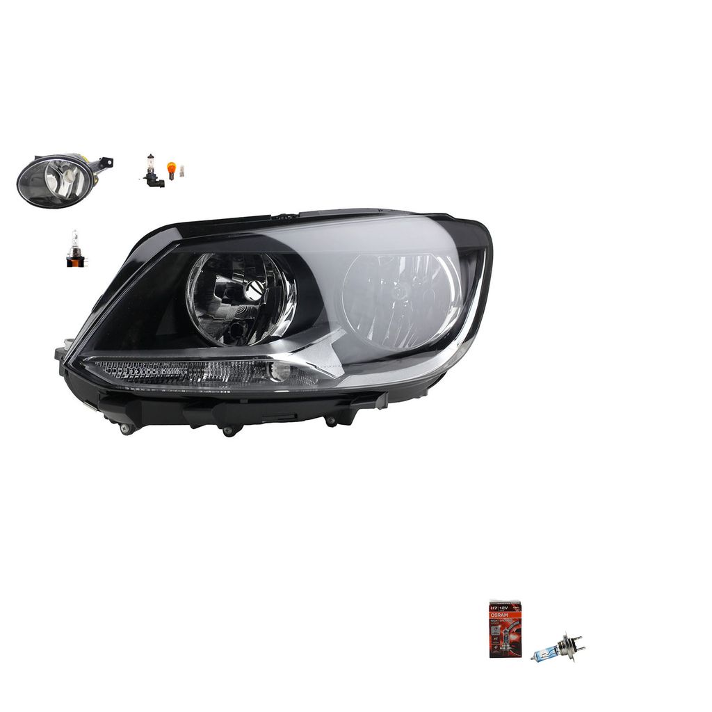 Johns, Scheinwerfer + Osram Night Breaker Laser passend für VW Touran 1T 05/2010 - Links 1T1941005G 1T1941005D 1T1941005F 1T1941005H